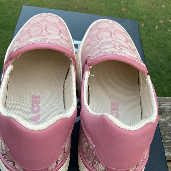 Coach Wells slip ons. Pink. - Picture 5 of 8